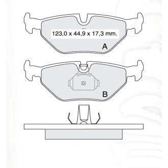 Гальмівні колодки DAFMI DAFMI / INTELLI D154E