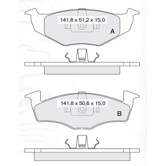 Гальмівні колодки DAFMI DAFMI / INTELLI D177E