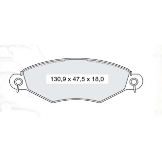 Гальмівні колодки DAFMI DAFMI / INTELLI D179E