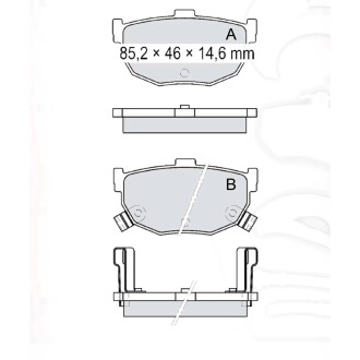 Гальмівні колодки DAFMI DAFMI / INTELLI D211E