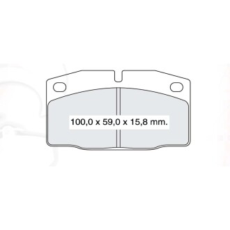 Гальмівні колодки DAFMI DAFMI / INTELLI D269E