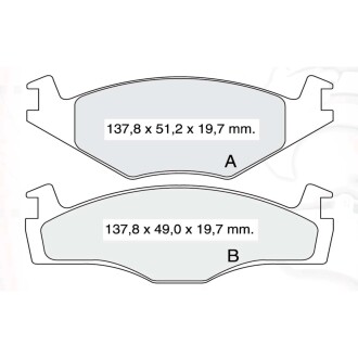 Гальмівні колодки DAFMI DAFMI / INTELLI D366E