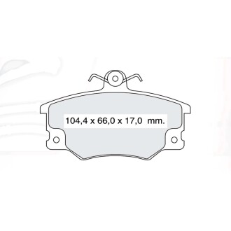 Гальмівні колодки DAFMI DAFMI / INTELLI D373E (фото 1)