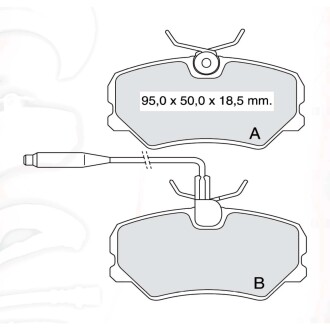 Гальмівні колодки DAFMI DAFMI / INTELLI D439E