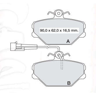 Гальмівні колодки DAFMI DAFMI / INTELLI D482E