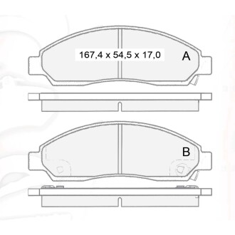 DAFMI INTELLI Тормозные колодки GREAT WALL Hover 06-, ISUZU D-Max 2,5D 07- DAFMI DAFMI / INTELLI D503E