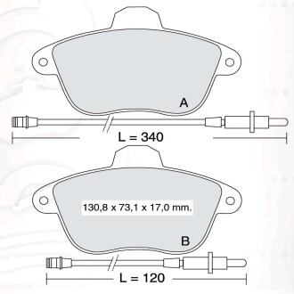 Гальмівні колодки DAFMI DAFMI / INTELLI D572E (фото 1)