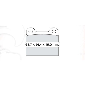 Гальмівні колодки DAFMI DAFMI / INTELLI D602E