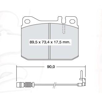 Гальмівні колодки DAFMI DAFMI / INTELLI D679E