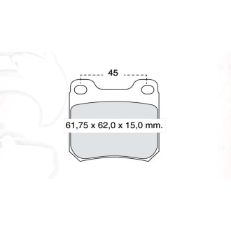 Гальмівні колодки DAFMI DAFMI / INTELLI D687E