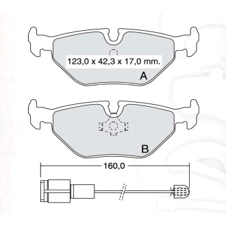 Гальмівні колодки DAFMI DAFMI / INTELLI D765E