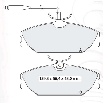 Гальмівні колодки DAFMI DAFMI / INTELLI D926E