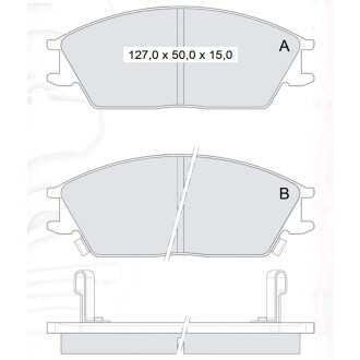 Гальмівні колодки DAFMI DAFMI / INTELLI D991E