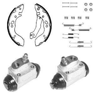 Комплект тормозов, барабанный тормозной механизм Delphi 1050
