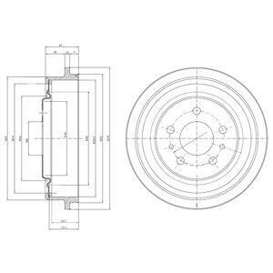 Гальмівний барабан Delphi BF425