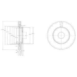 Гальмівні(тормозні) диски Delphi BG2419 (фото 1)