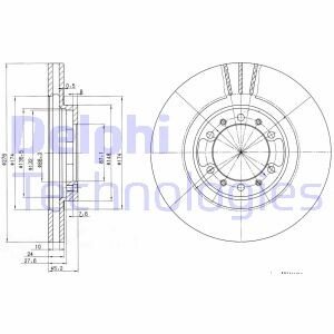 Тормозной диск Delphi BG3099 (фото 1)