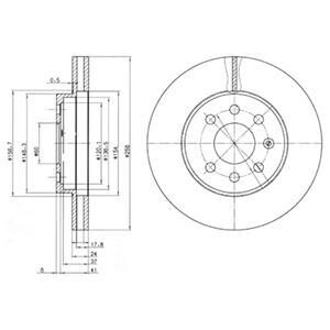 Тормозной диск Delphi BG3334