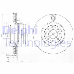 Тормозной диск Delphi BG3699