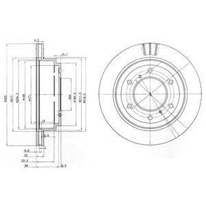 Тормозной диск Delphi BG3813