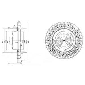 Тормозной диск Delphi BG3827