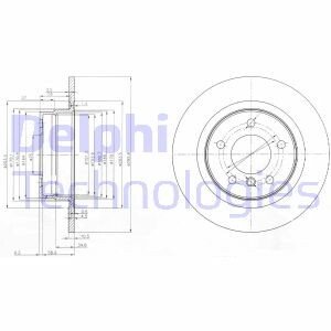 Тормозной диск Delphi BG3960