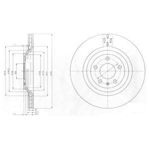 Гальмівний диск Delphi BG4087