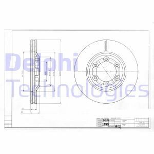 Тормозной диск Delphi BG4175