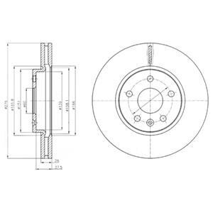 Тормозные диски Delphi BG4191