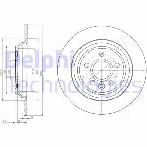 Диск гальмівний Delphi BG4239C