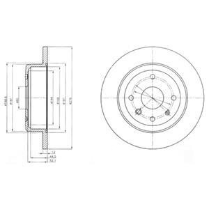 Тормозные диски Delphi BG4244