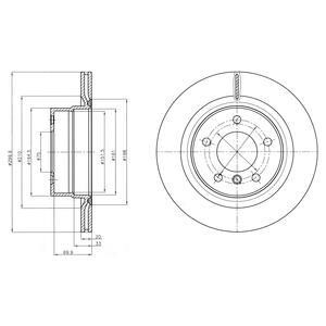 Диск гальмівний Delphi BG4293C