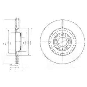 Тормозной диск Delphi BG9003