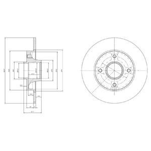 Фото 1 - гальмівний диск Delphi BG9022RS Гальмівний диск Delphi BG9022RS (фото 1)