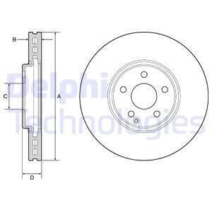 TARCZA HAM.MERCEDES E W211 03- Delphi BG9210C