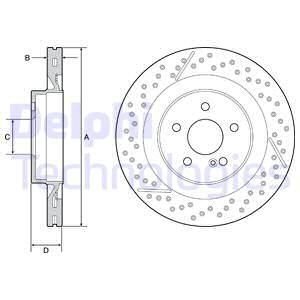 Тормозной диск Delphi BG9211C