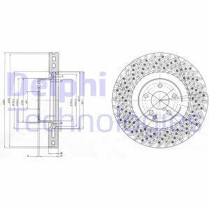 Тормозной диск Delphi BG9879
