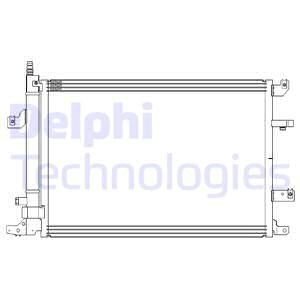 Конденсер кондиціонера Delphi CF20316