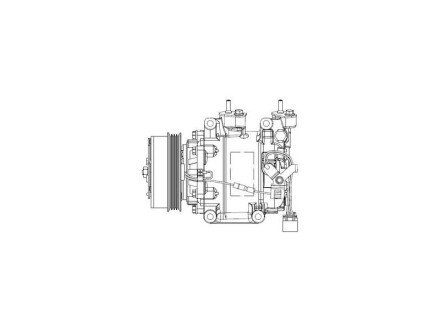 KOMPRESOR KLIM.HONDA CR-Z 10- Delphi CS20515