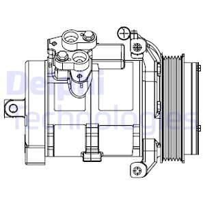 KOMPRESOR KLIM.MERCEDES SPRINTER 06- Delphi CS20528