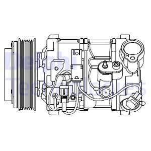 KOMPRESOR KLIM.BMW 1 F20 10- Delphi CS20545