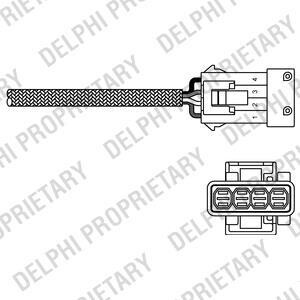 Датчик кисню Delphi ES2024512B1