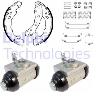 Комплект бараб.колодки+циліндр Delphi KP1146