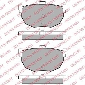 Гальмівні(тормозні) колодки Delphi LP1072