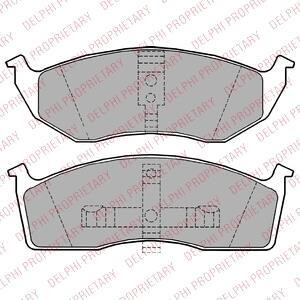 Гальмівні колодки, дискове гальмо (набір) Delphi LP1164 (фото 1)