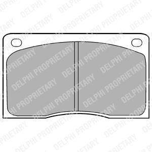 Комплект тормозных колодок, дисковый механизм Delphi LP132