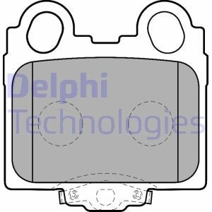 Гальмівні колодки, дискові Delphi LP1510