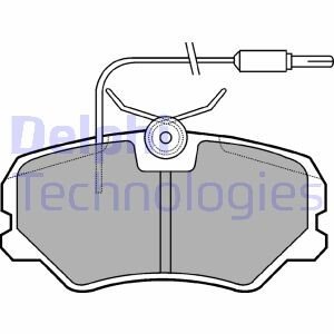 Гальмівні(тормозні) колодки Delphi LP1606