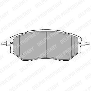 Гальмівні колодки дискові SUBARU Forester/Legacy/Outback/Tribeca "F "04>> Delphi LP1941 (фото 1)