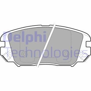 Комплект тормозных колодок, дисковый механизм Delphi LP1974